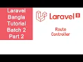 Laravel Bangla Tutorial Web Application Development Batch 2 Part 2