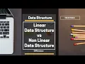 Difference Between Linear vs Non linear Data structure Linear vs non linear data structure Hindi
