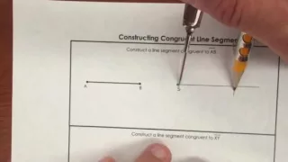 Constructing Congruent Line Segments