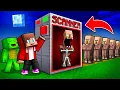 Download Lagu JJ and Mikey Made a SCANNER To Find The SCARY VILLAGER in Minecraft - Maizen