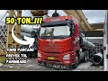 Lagu Poses Muat Tiang Pancang 15 Meter Proyek Tol Panimbang