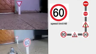 traffic sign recognition and classification Opencv Tensorflow MQTT Spark Mllib