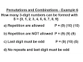 Probability Statistics 41 of 62 Permutations and Combinations - Example 6