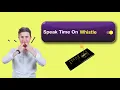 Speaking Clock Telling Time
