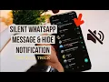 Download Lagu Mute WhatsApp notification \u0026 sounds now!
