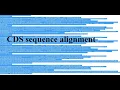 DNA sequence alignment protein alignment ClustalW MEGA7 DNA to Protein alignment Seq align