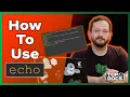 The Echo Command Linux Essential Commands