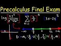 Precalculus Final Exam Review