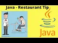 Java - Switch Case Static Block HashMap Restaurant Tip Example Demo Code InterviewDOT