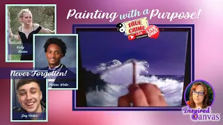 NEVER FORGOTTEN MAMA D PAINTS CRASHING WAVE IN MEMORY OF NOLAN WELLS JAY SLATER AND KEILY RODNI
