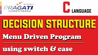 C Programming Menu Driven Program using Switch and Case