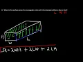 Rectangular Prism Volume Surface Area and Diagonal Length Rectangles Geometry