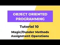 Methods - Assignment Operation