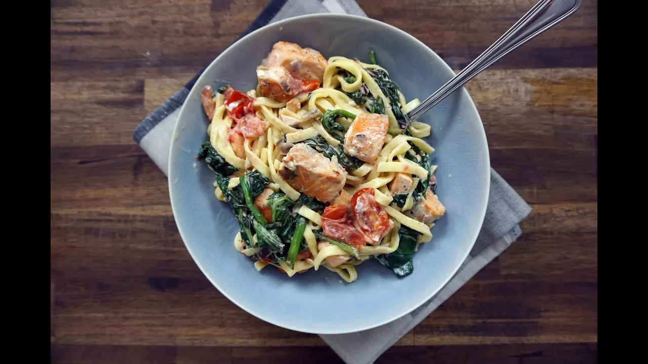 Hot Smoked Salmon Pasta | Quick & Easy Food | Jamie Oliver