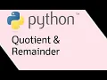 how to find remainder in python
