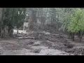 RAW Wall of water rushes through Ruidoso as flash flood begins in New Mexico