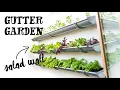 VERTICAL KITCHEN GUTTER GARDEN - The Food Wall