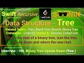 Interview Swift Tree leetcode 156 Binary Tree Upside Down with Recursive solution LinkedIn