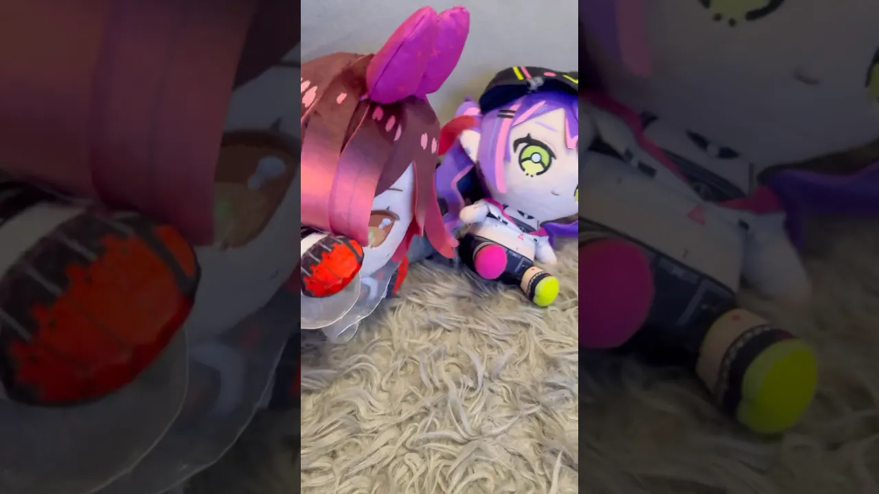 猫の毛まみれにされた常闇トワ #shorts #hololive #常闇トワ #ロボ子さん