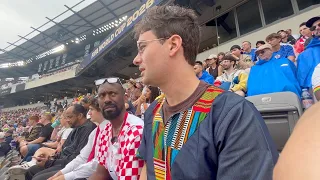 Sorprendí en un partido del Mundial hablando ESTE idioma africano…