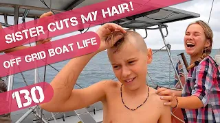 Would YOU let your Teen sister do this ? Boat Life Ep 130