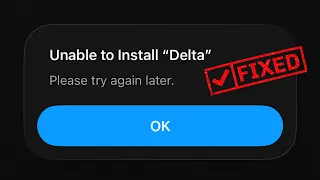 How To Fix Unable to Install Delta Error Roblox iOS Delta Executor Problem Solved