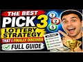 The Best Pick 3 Lottery Strategy that I Finally Discover - Full Guide