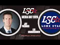 2026 LSC Football Media Day Commissioner Jay Poeener