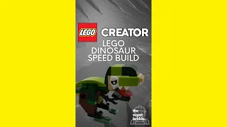 Lets build a LEGO Dinosaur | LEGO Creator 11963 Stop Motion #shorts #lego  #legostopmotion