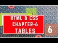 HTML CSS Courses for Beginner Tables - Chapter 6