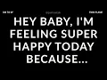 Download Lagu DM 💌 Hey Baby, I'm Feeling Super Happy Today...💕 DM TO DF 🖤 Divine Masculine Energy