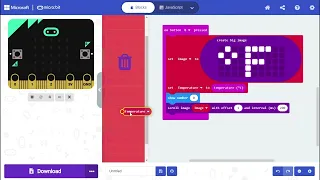 Microbit Tutorial - Temperature Sensor In Celsius and Fahrenheit