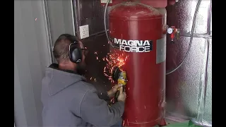 Failed Air Compressor Hole in tank disaster averted