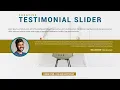 Creative Testimonial Slider on Owl Carousel in Using HTML CSS