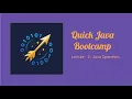 Quick Java Bootcamp Lecture - 3 Java Operators