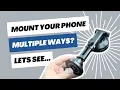 Is This Car Mount Easy To Install With Suction Coolpow Car Phone Mount