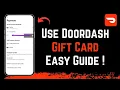 How to Use a DoorDash Gift Card