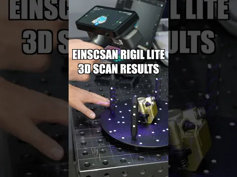 Einscan Rigil Lite 3D Scanner Results