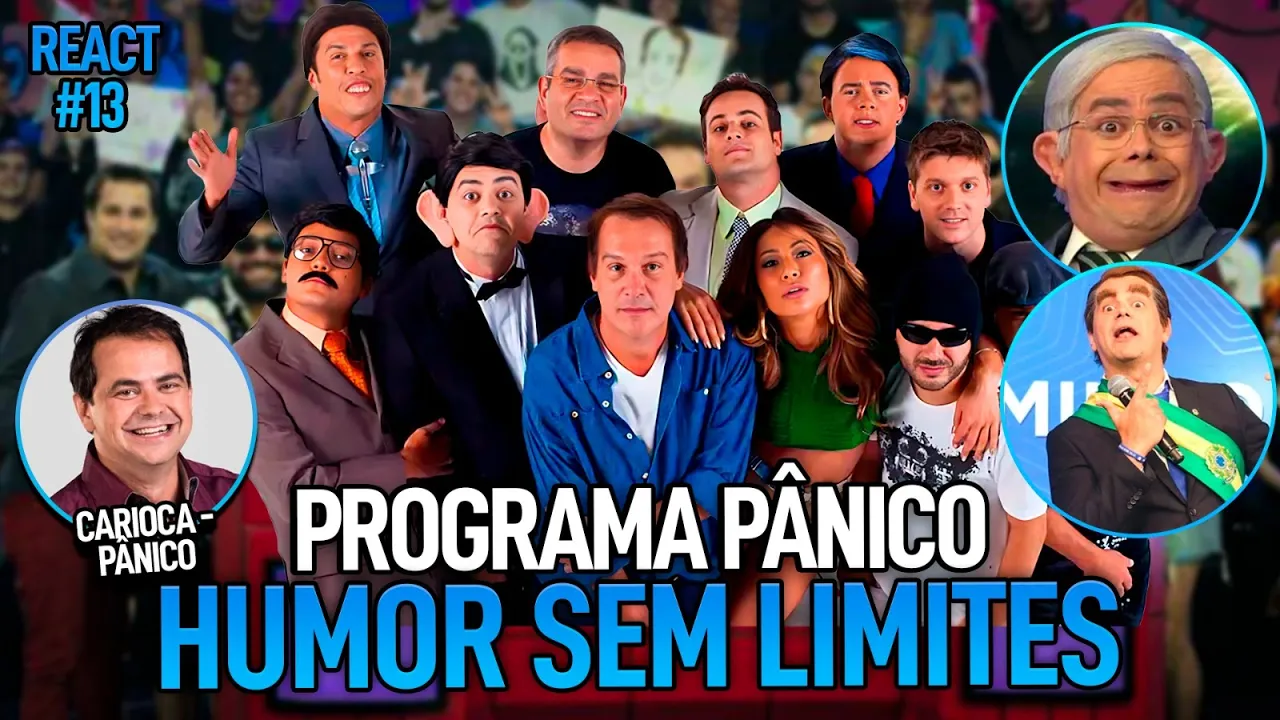 REACT #13 | CARIOCA REAGE A SUAS MELHORES MATÉRIAS DO PÂNICO NA TV E NA BAND | #ACHISMOS