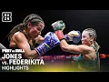 HIGHLIGHTS Jade Jones vs Federikita BIG STOPPAGE