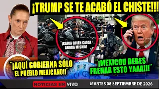 TRUMP SE TE ACABÓ EL CHISTE! MÉXICO SE DEFIENDE SHEINBAUM HARFUCH CAMPECHANEANDO HOY