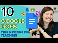 Google Docs for Teachers 10 Tips and Tricks to Know