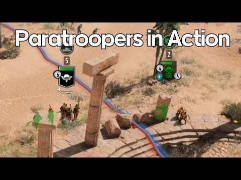 Paratroopers in Action - US Forces 4v4 - Company of Heroes 3