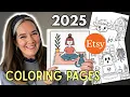 Can I Make MONEY Selling Coloring Pages on Etsy