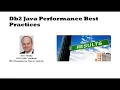 The DB2Night Show Episode Db2 Java Performance Best Practices