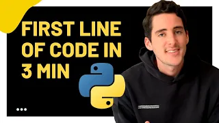 Write Your First Line of Code in 3min - Intro to Python