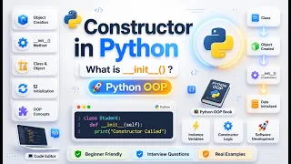 What is Constructor in Python Python Constructors Explained with Examples OOP Concepts