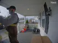 UPS Driver hangs a door tag without making delivery attempt