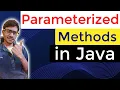Parameterized Methods in Java Java Tutorial