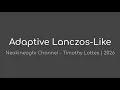 Adaptive Lanczos Like